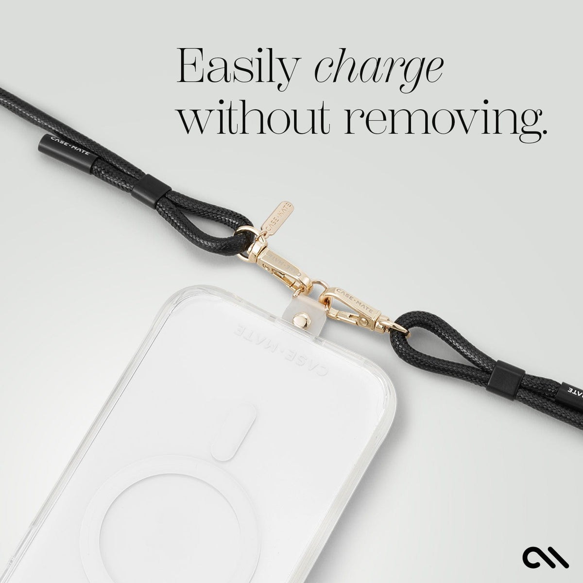 Black Rope Phone Crossbody